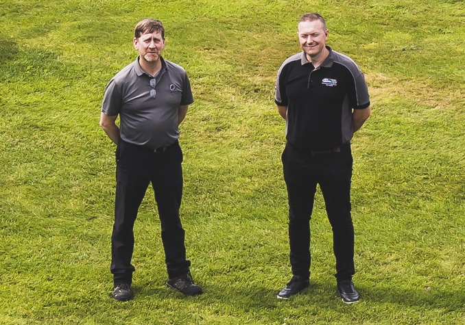 Michael Loughran with Jonny Moore