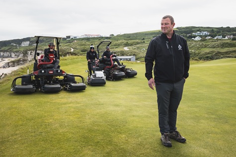 Graeme Beatt, course manager, Royal Portrush