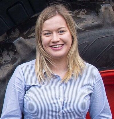 A prestigious ag-eng scholarship has been won by a female student for the first time