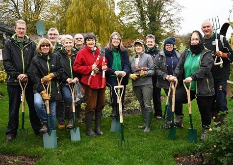 The Volunteer Gardening Team at St Michael’s Hospice