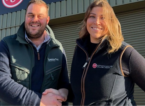 Josh Allen and Laura Bell