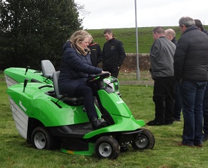 Trying the Viking ride-ons