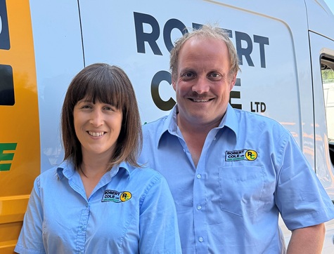 Kerry and Bob Oates of Robert Cole Ltd