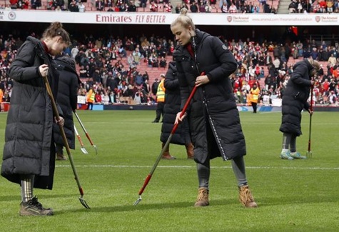 All female grounds crew