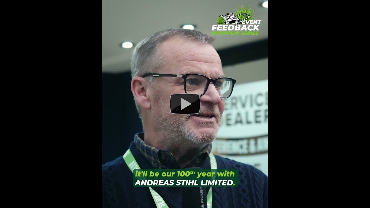 Glenn Flatters, STIHL GB gives event feedback from Service Dealer Conference & Awards #servicedealer