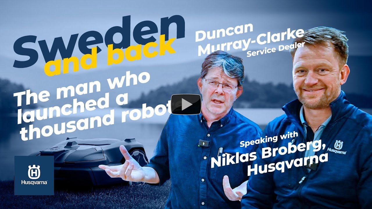 Sweden and back - Niklas Broberg from Husqvarna &ndash; the man who launched a thousand robots