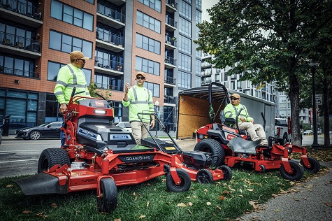 Revolution Series of battery-powered commercial lawncare equipment