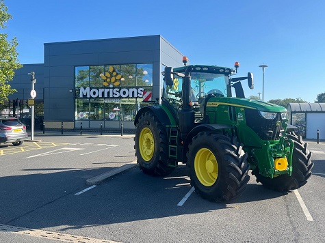 Tuckwell's provided a tractor in Ipswich