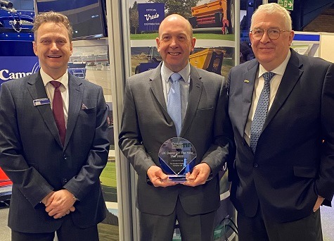 The award was presented at the recent BTME