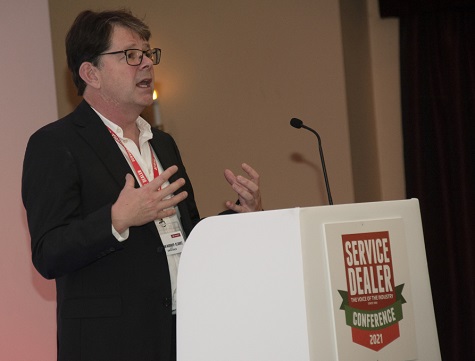 Service Dealer owner, Duncan Murray-Clarke presenting at the 2021 Conference